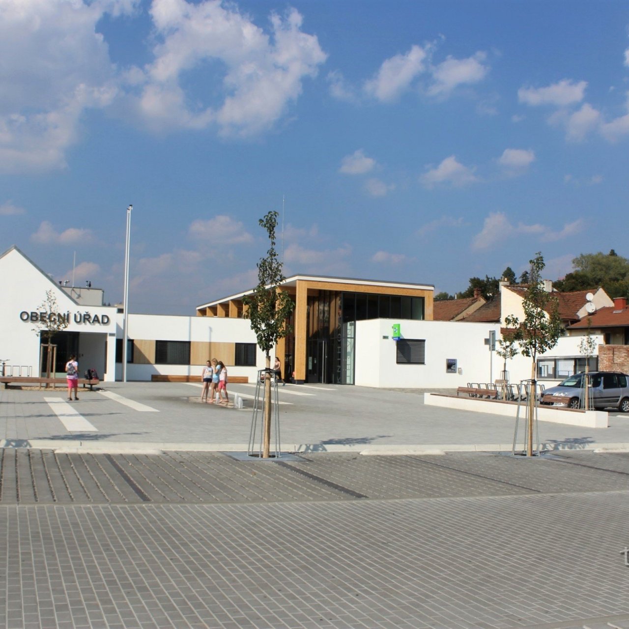 Bílovice nad Svitavou - nový střed obce