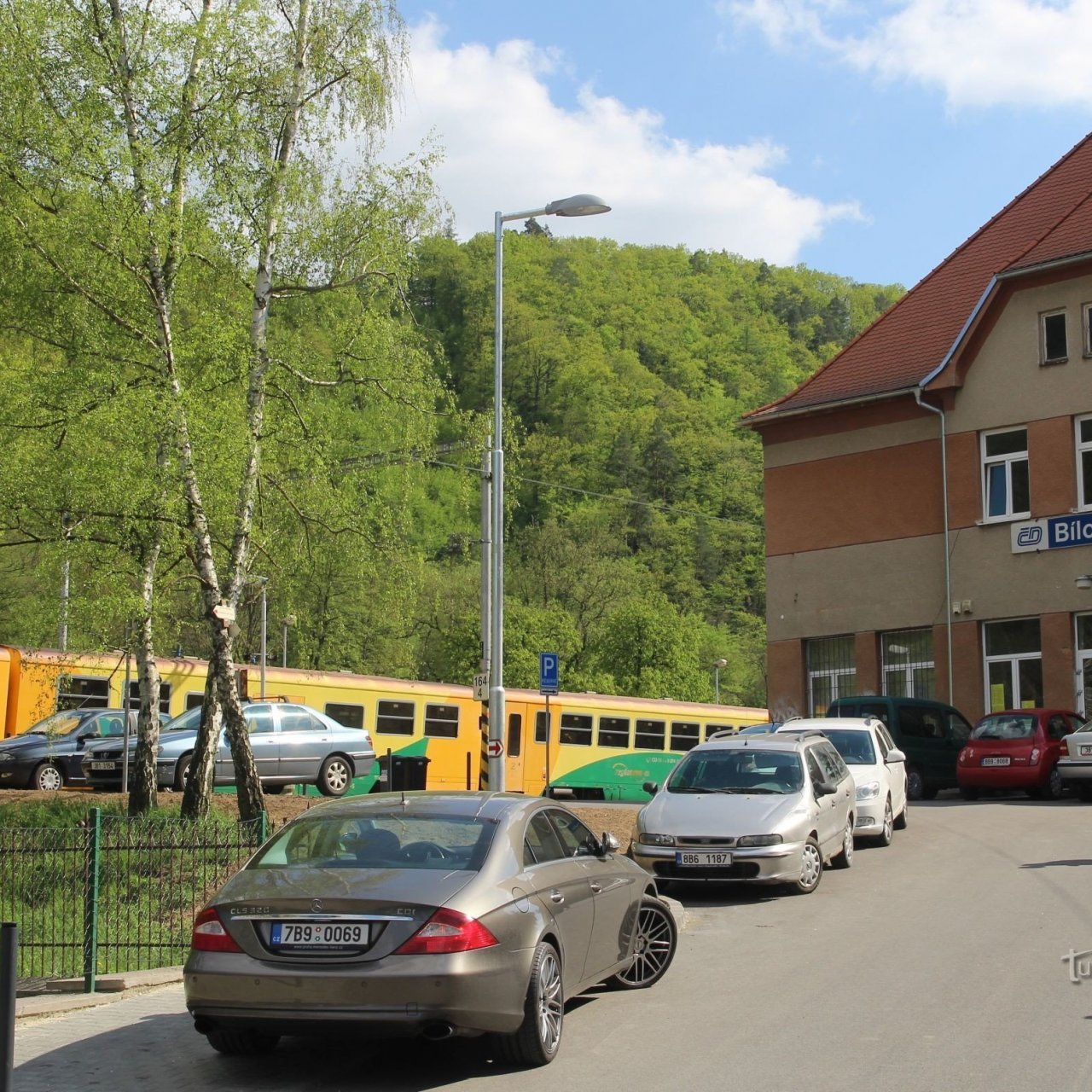 Turistické rozcestí Bílovice nad Svitavou, žst