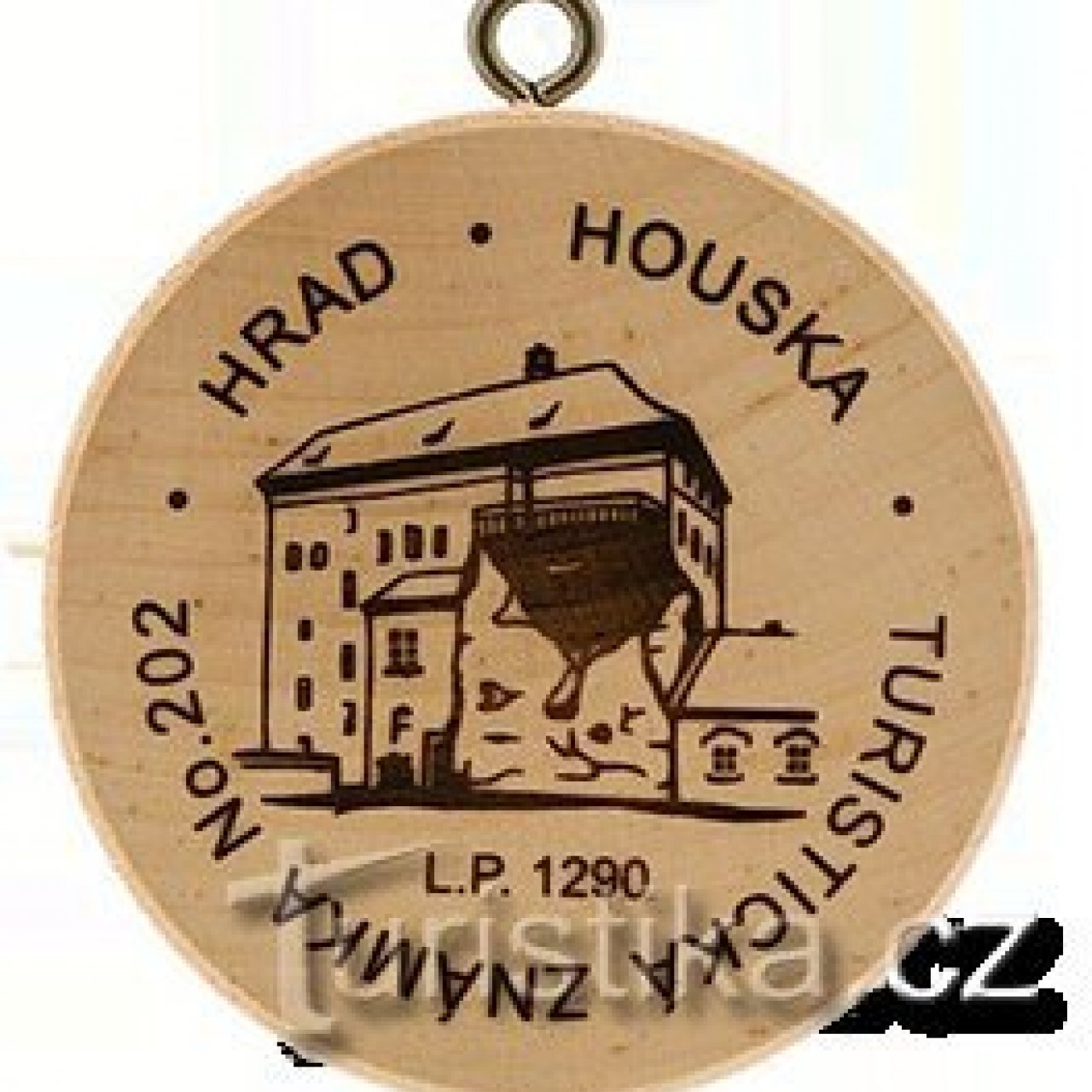 Turistická známka č. 202 - Houska