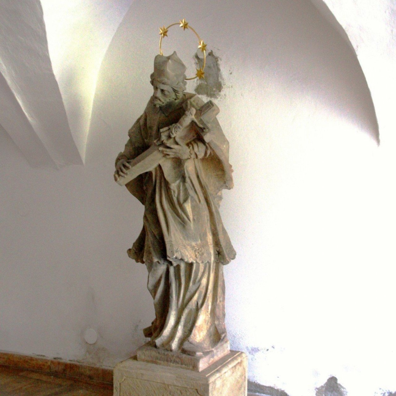 Březová nad Svitavou - socha sv. Jana Nepomuckého