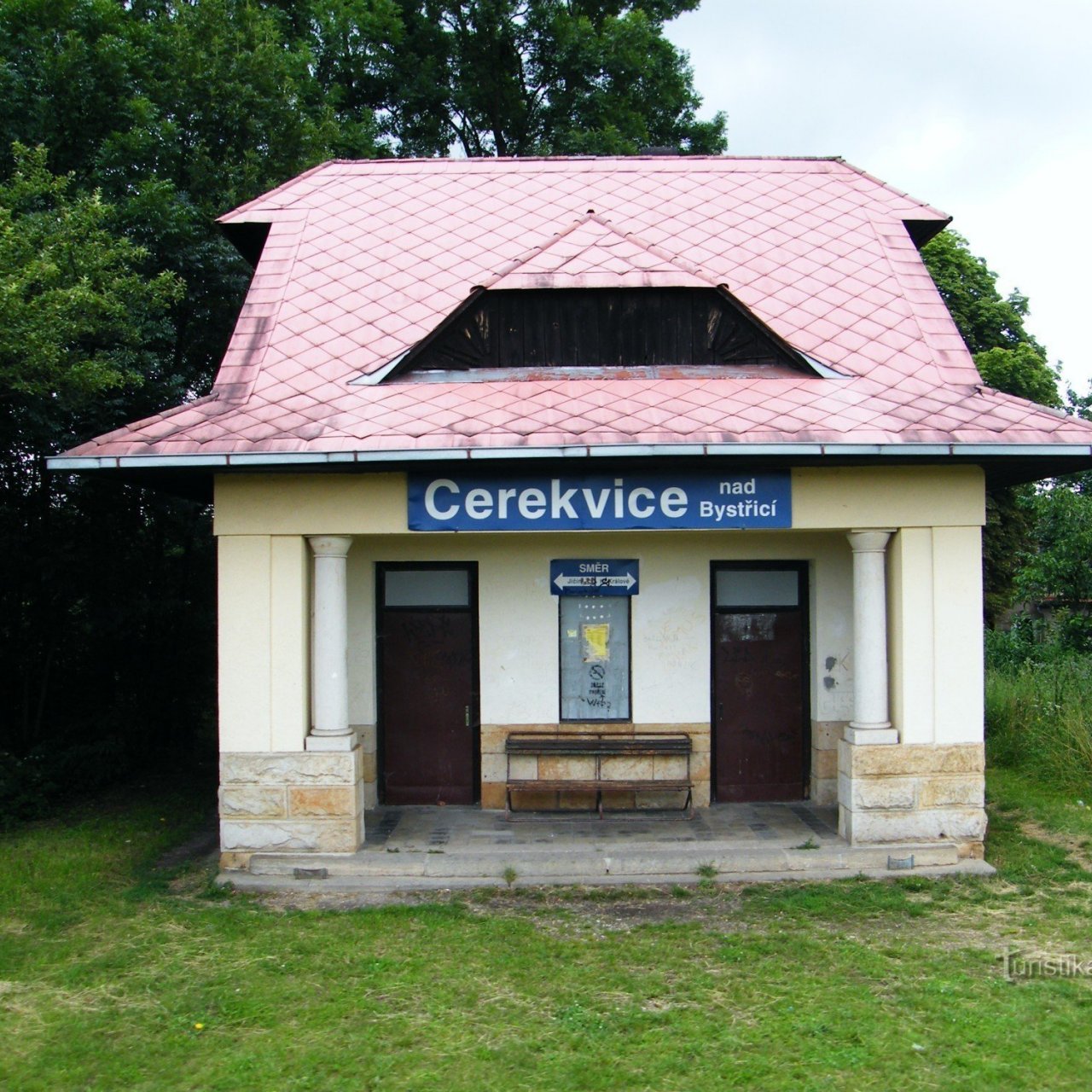 Cerekvice nad Bystřicí -žel.zastávka