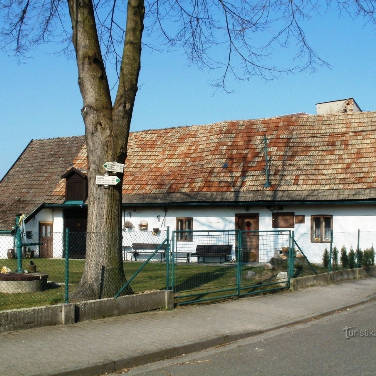 turistické rozcestí Malá Čermná