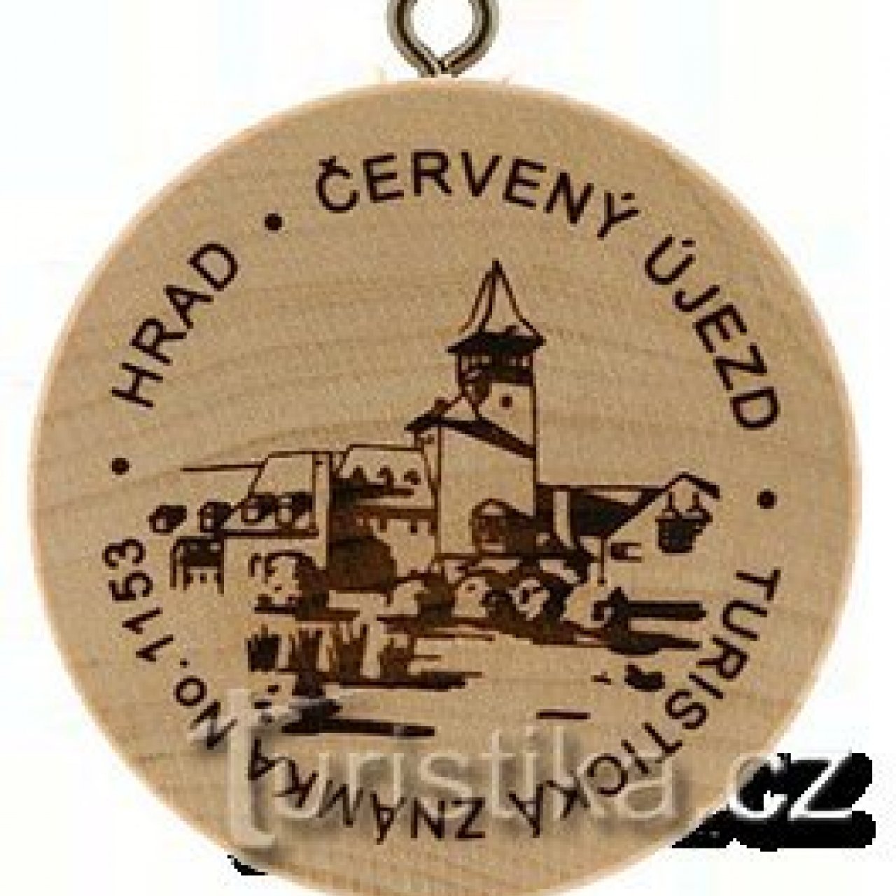 Turistická známka č. 1153 - Červený Újezd