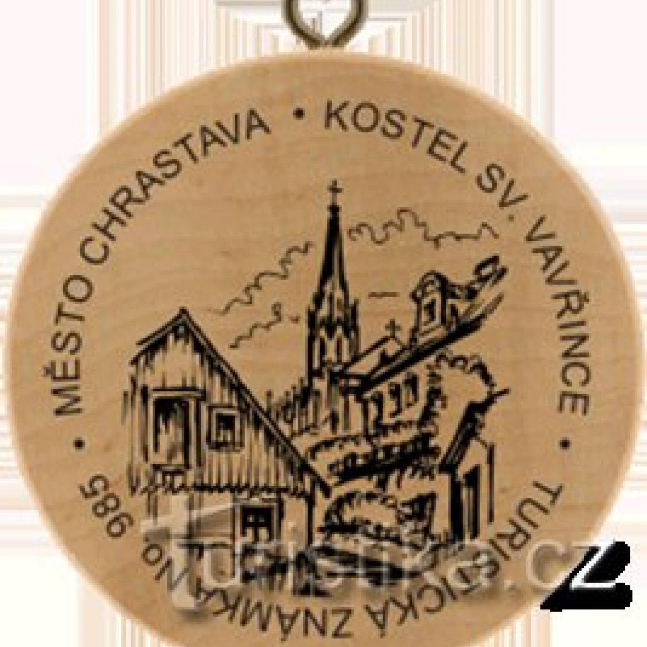 Turistická známka č. 985 - Chrastava