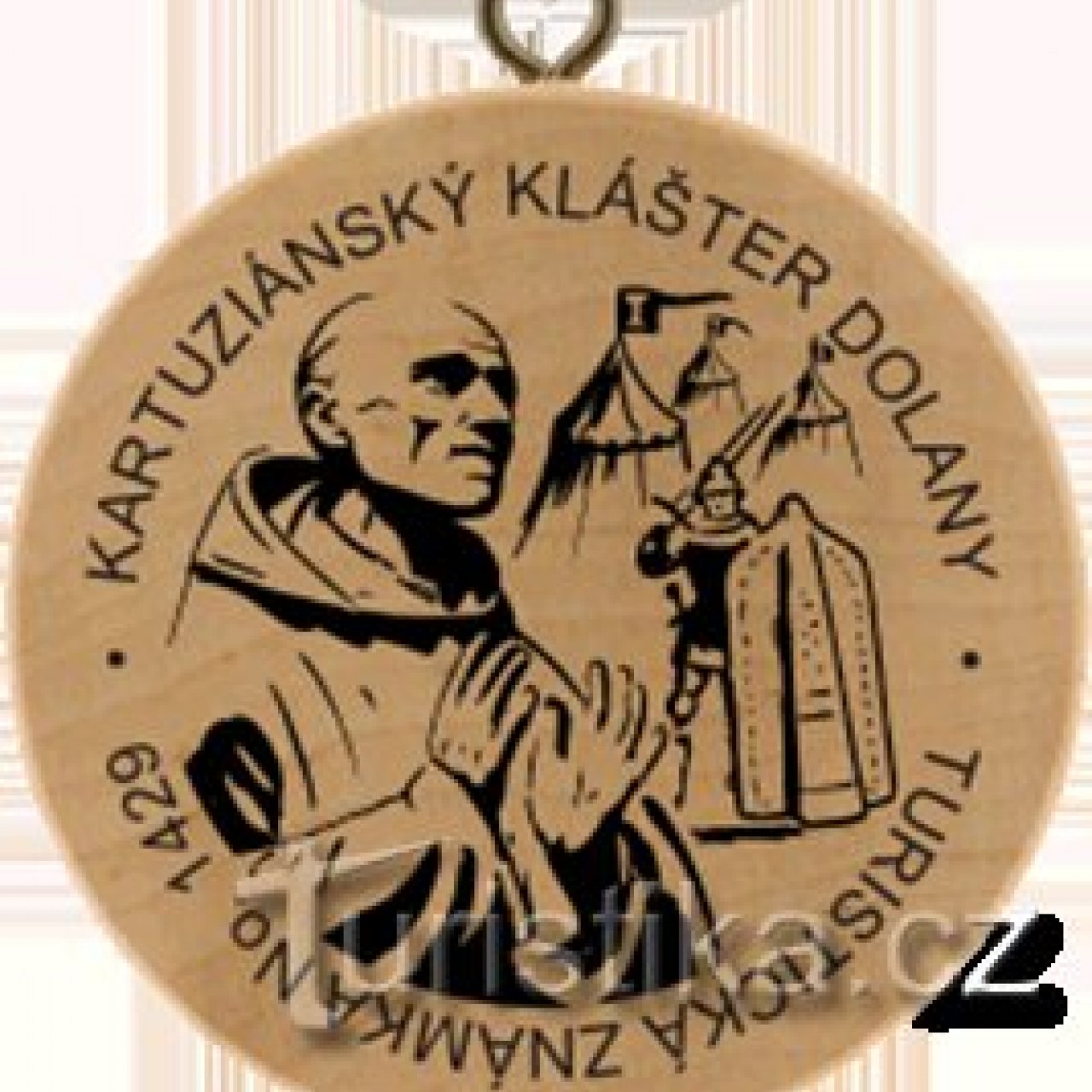 Turistická známka č. 1429 - Dolany - Kartuziánský klášter
