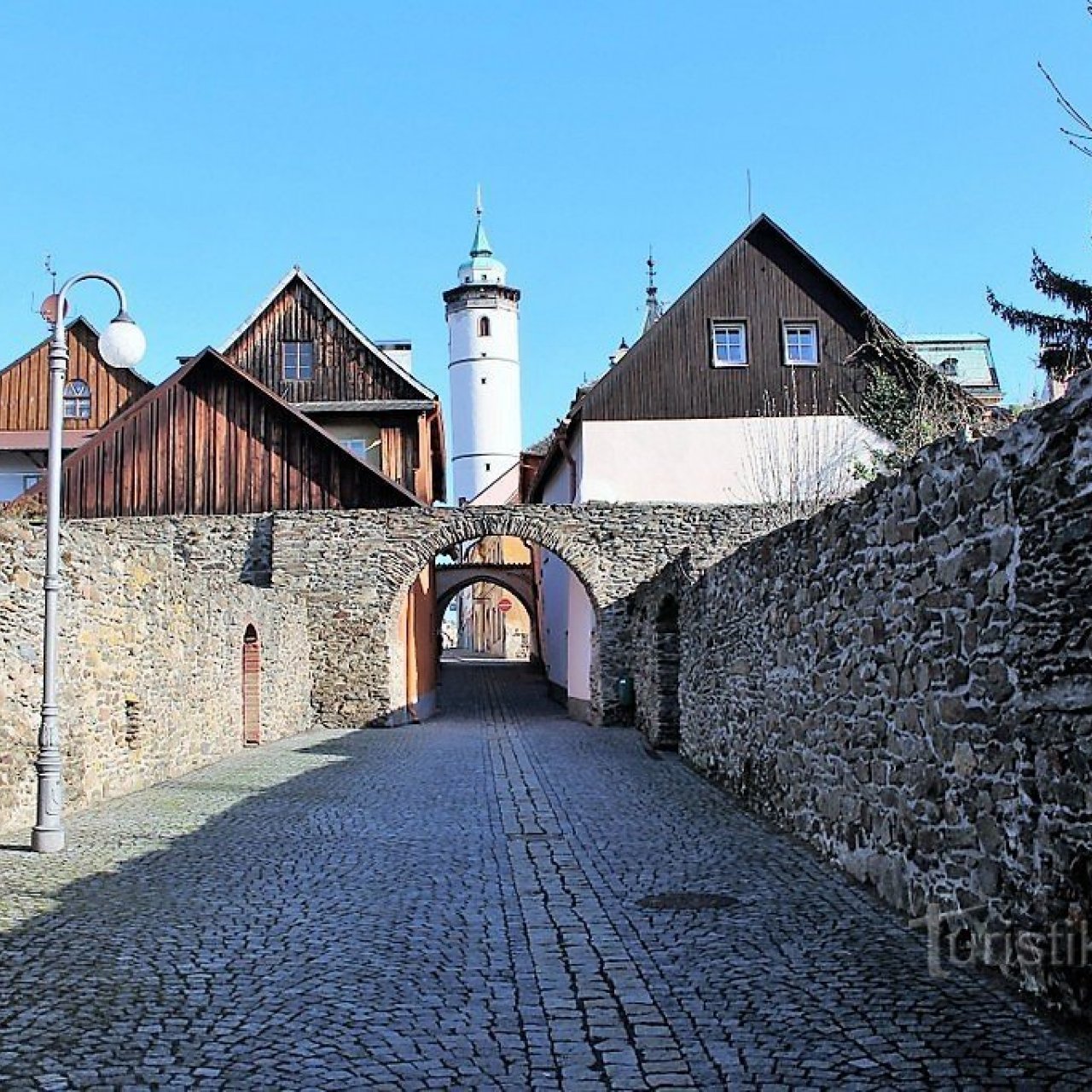 Branská ulička v Domažlicích.