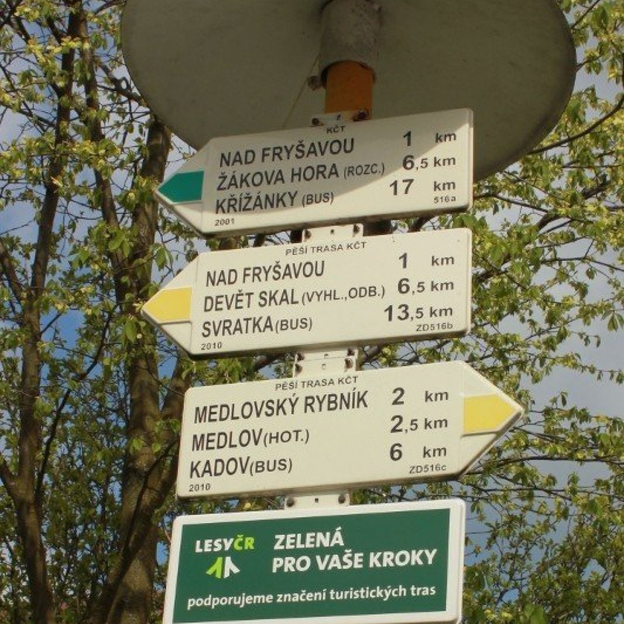 Rozcestník Fryšava