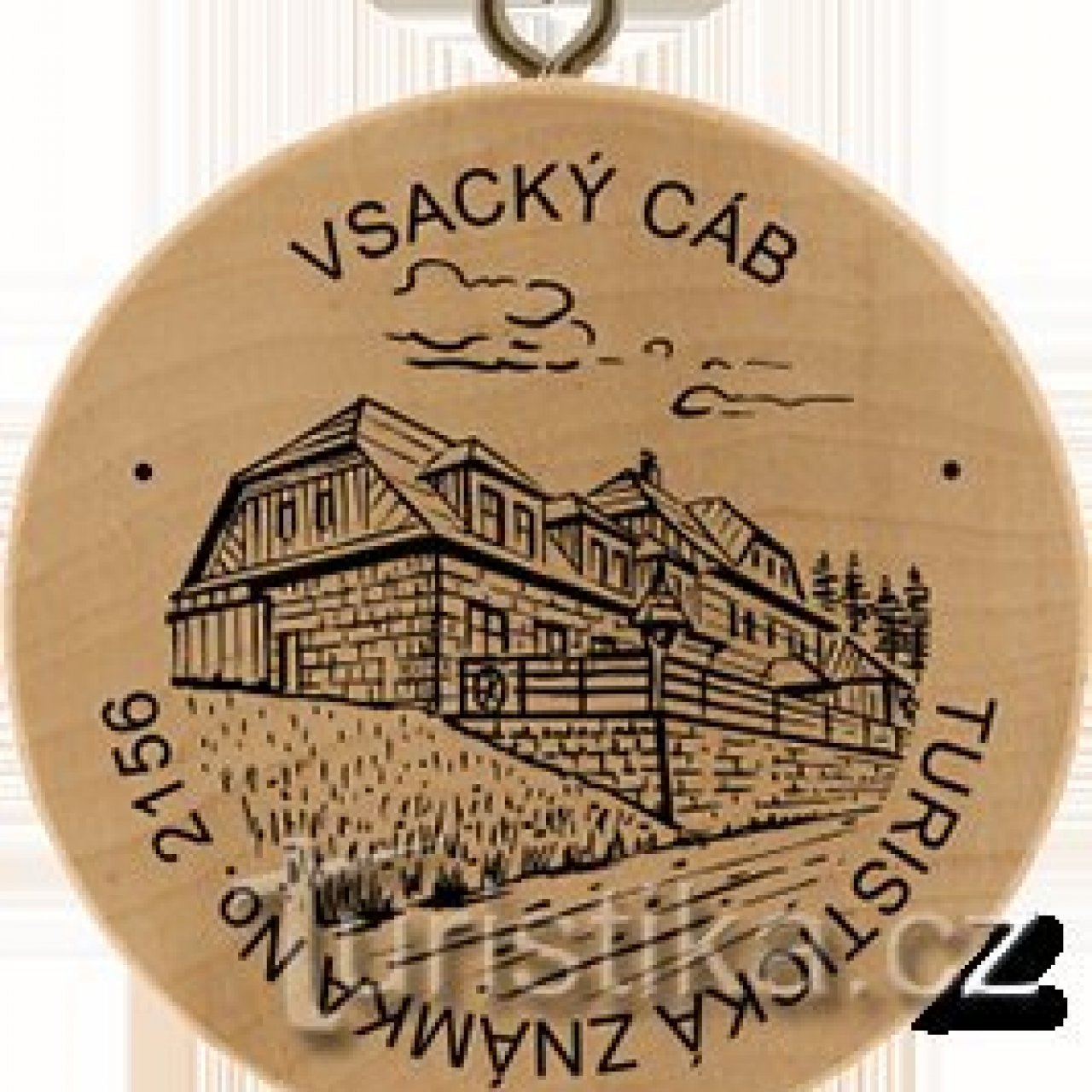 Turistická známka č. 2156 - Vsacký Cáb