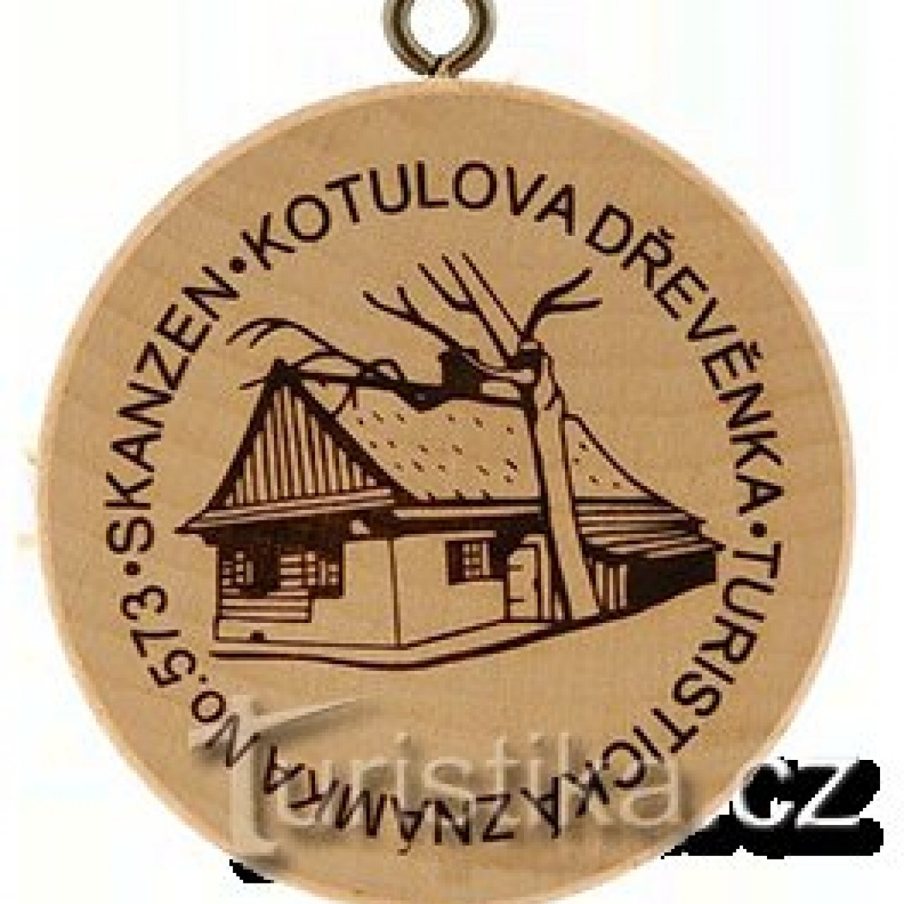 Turistická známka č. 573 - Kotulova dřevěnka