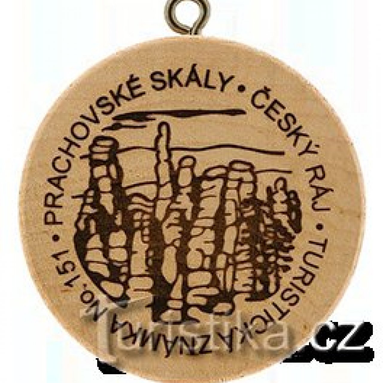 Turistická známka č. 151 - Prachovské skály