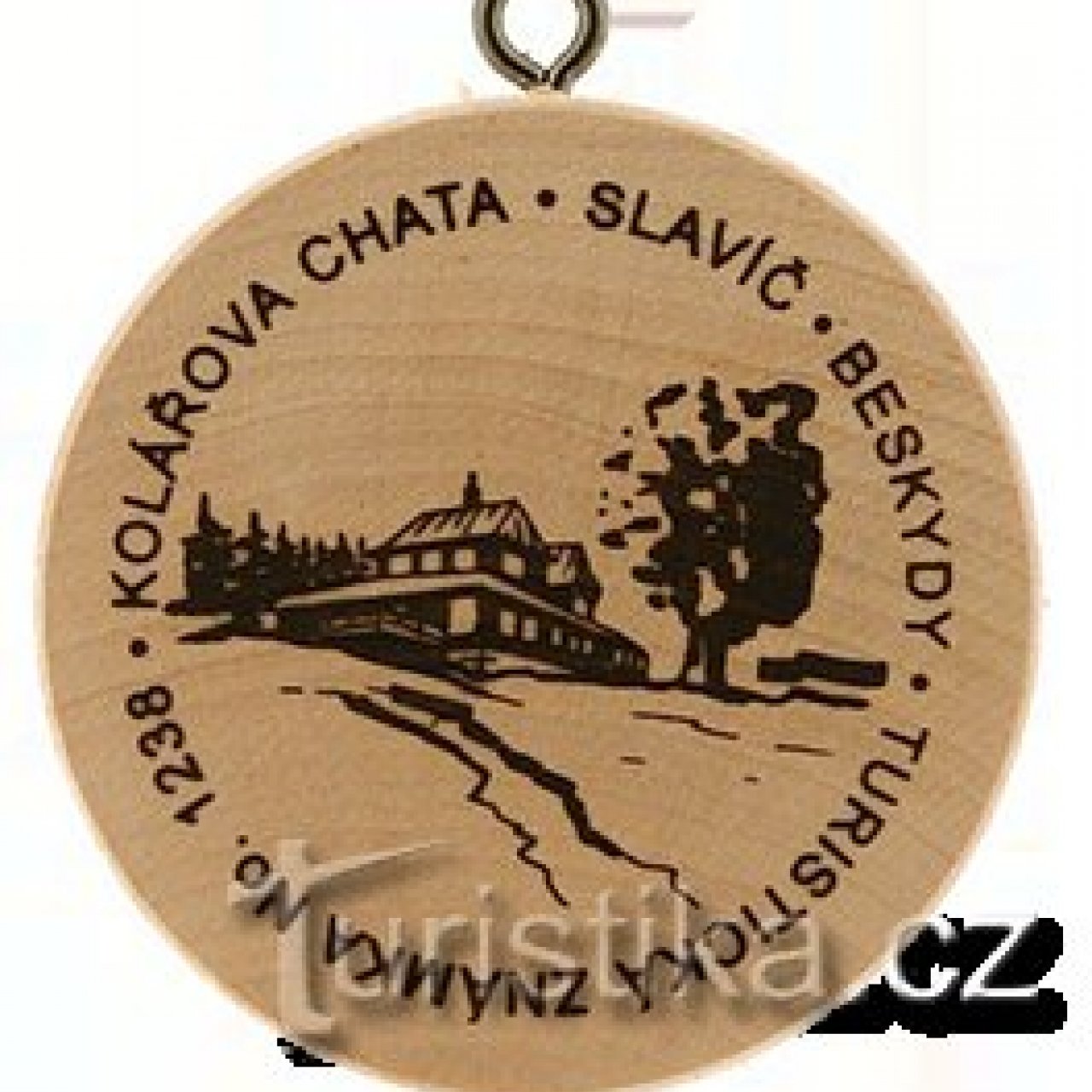 Turistická známka č. 1238 - Kolářova chata Slavíč