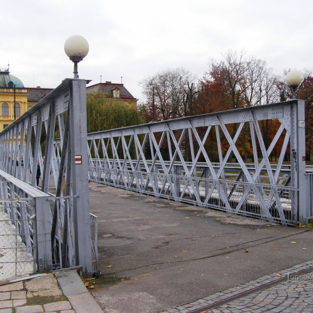 Jaroměř - železný most přes Labe