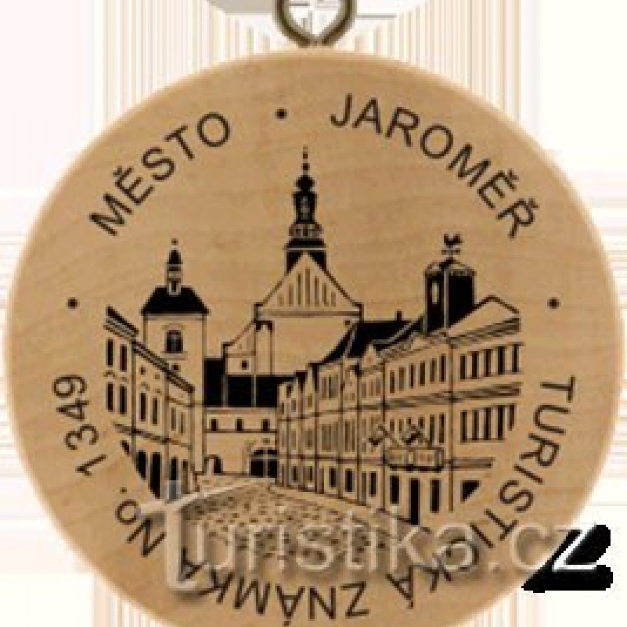 Turistická známka č. 1349 - Královské město Jaroměř