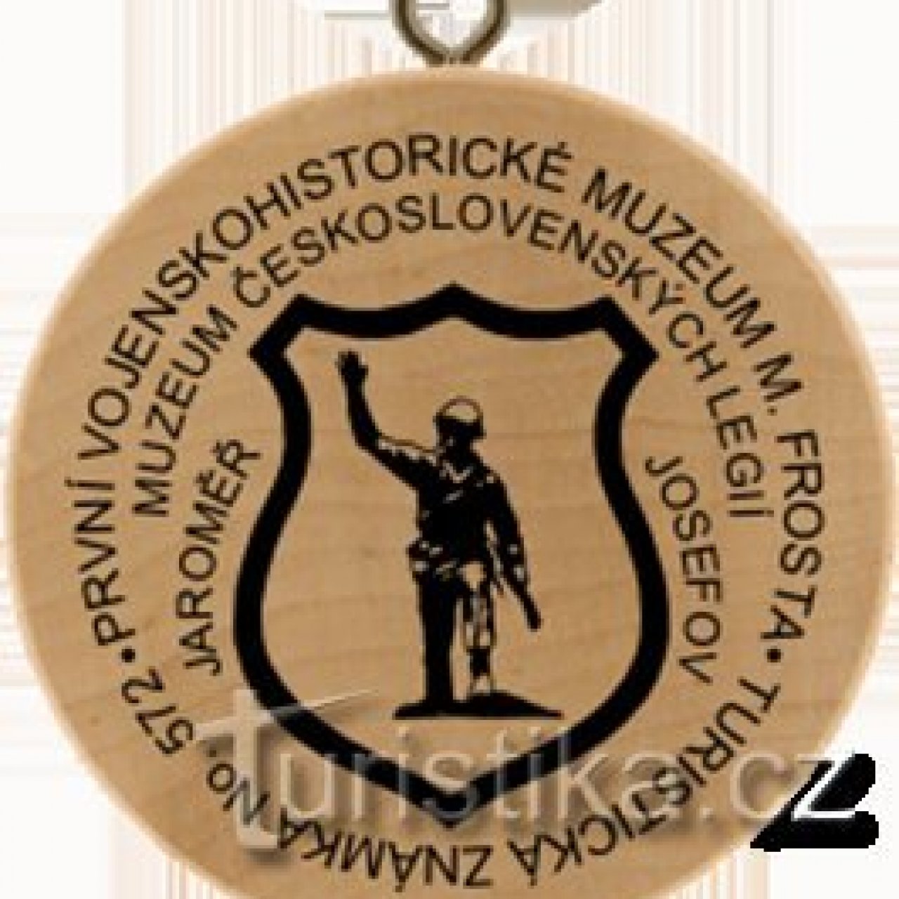 Turistická známka č. 572 - První vojenskohistorické muzeum M. Frosta