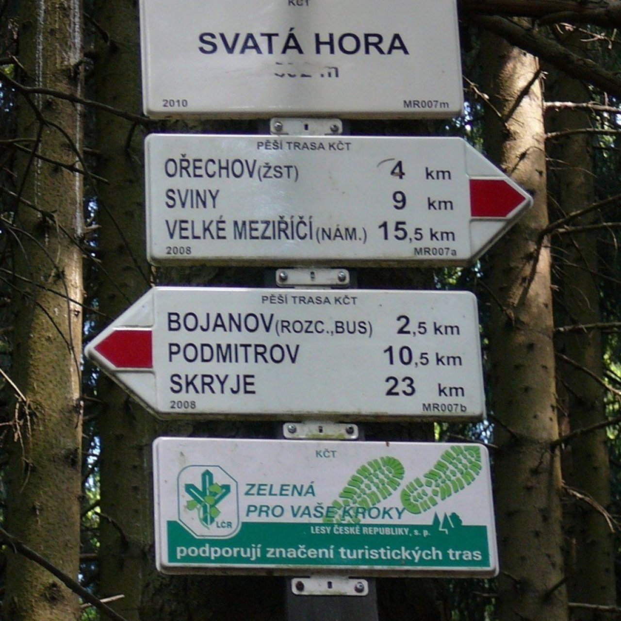 Turistické rozcestí Svatá hora u Křižanova