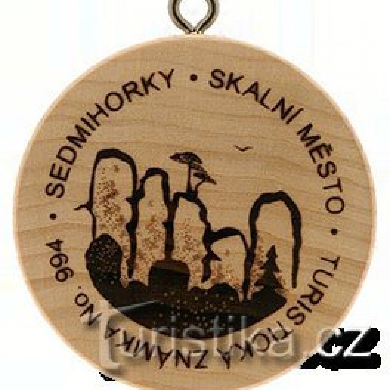 Turistická známka č. 994 - Skalní město Sedmihorky