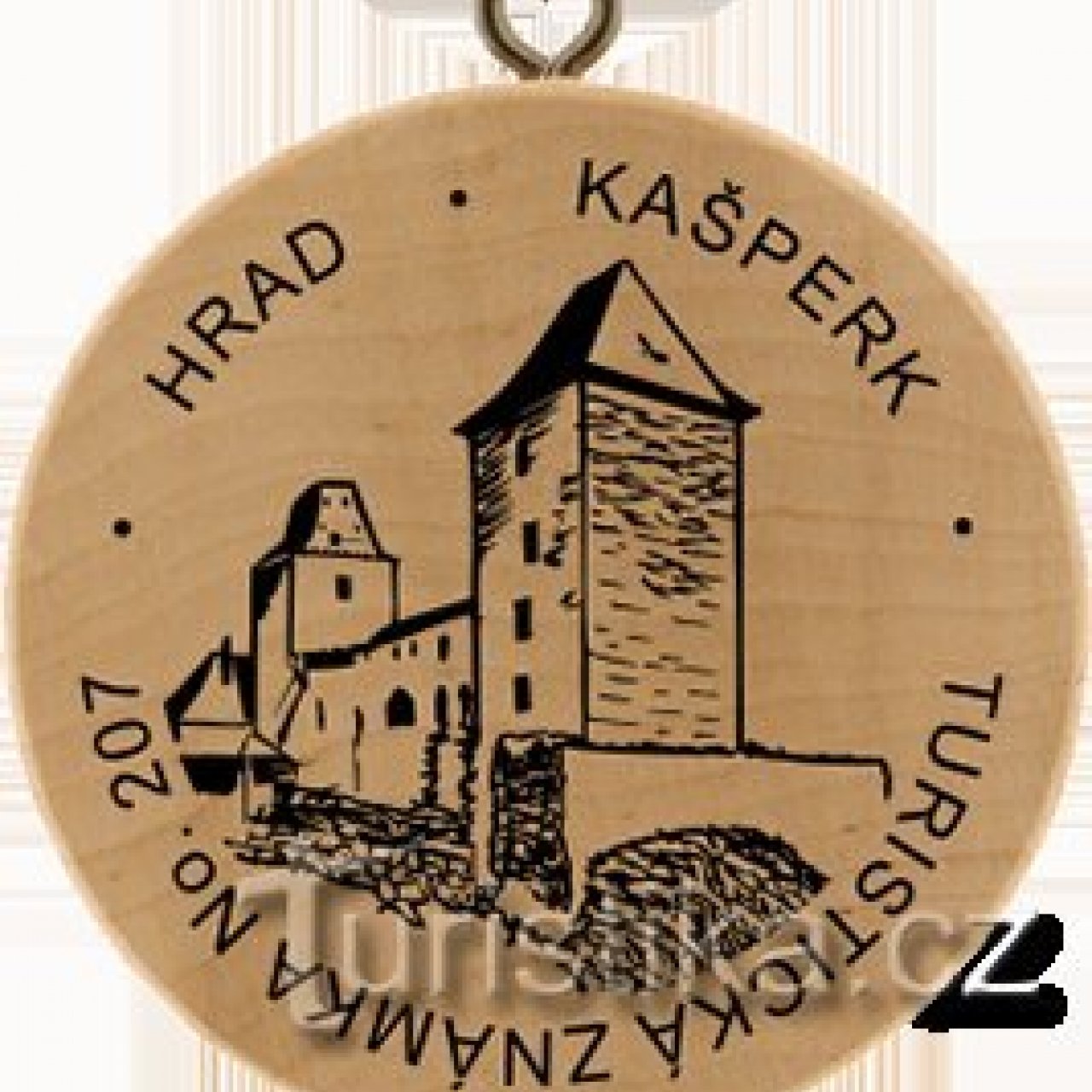 Turistická známka č. 207 - Kašperk
