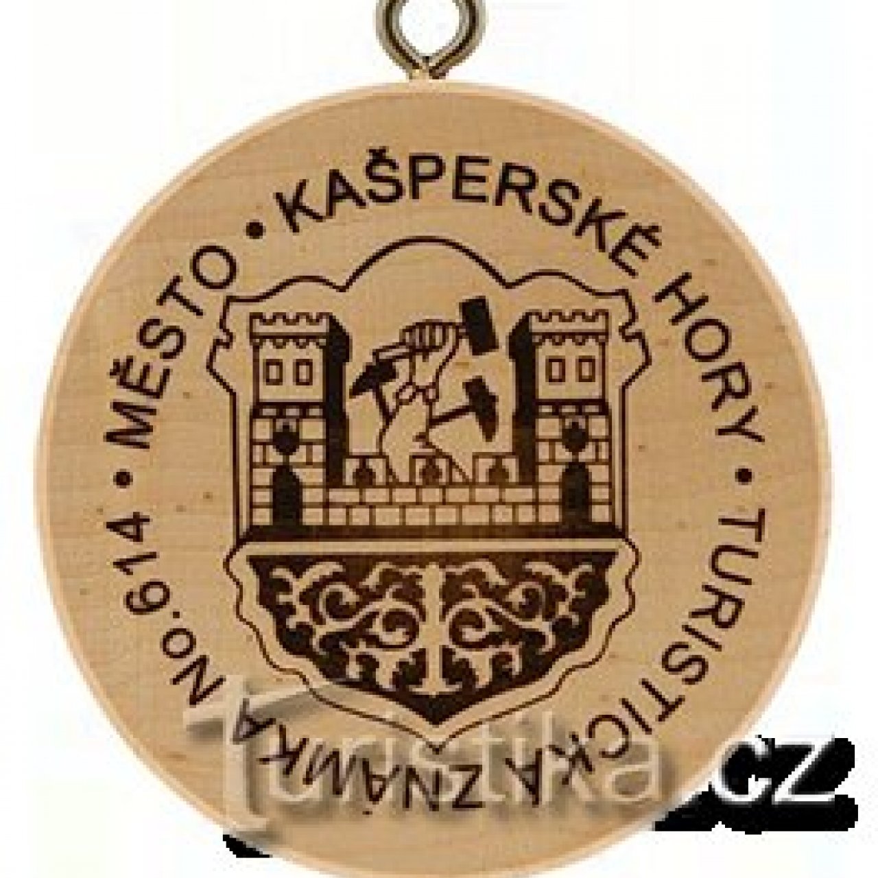 Turistická známka č. 614 - Kašperské Hory