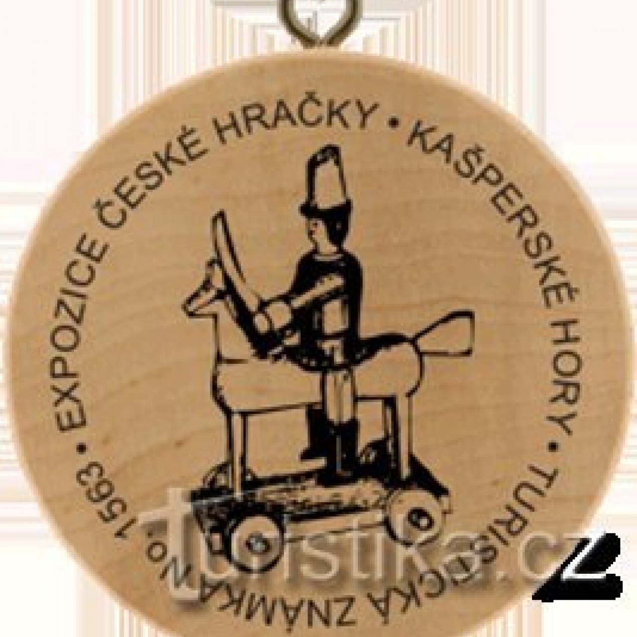 Turistická známka č. 1563 - Expozice české hračky, Kašperské Hory