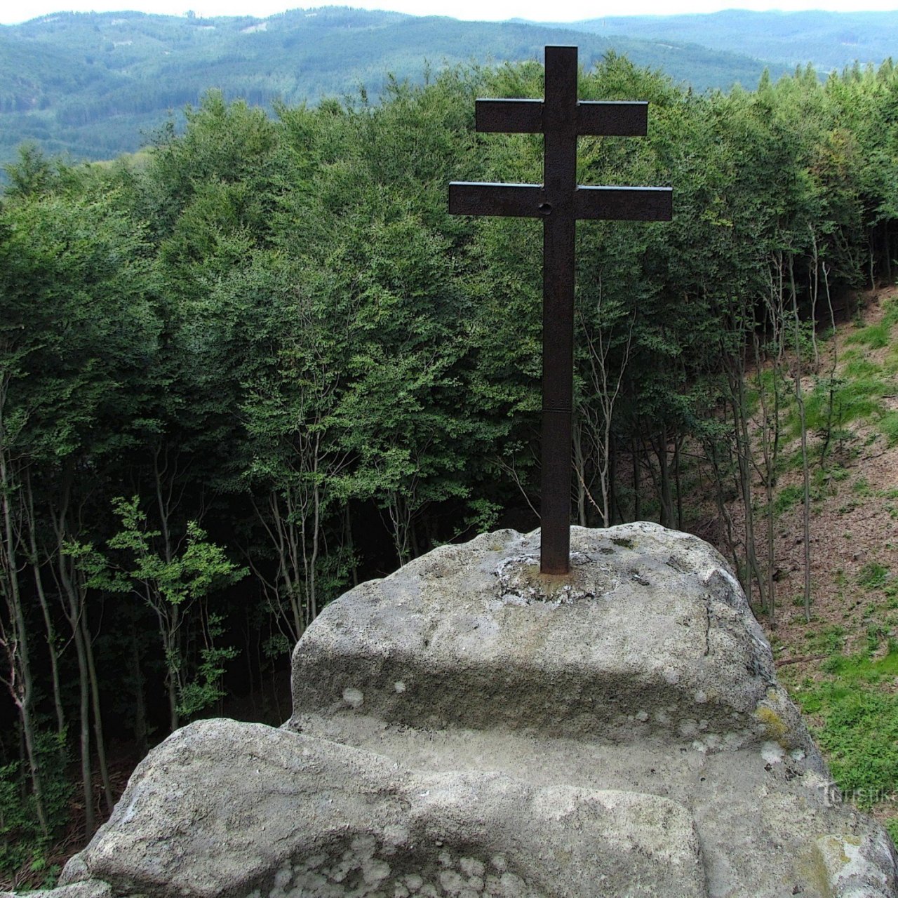 Chřiby - skála Kazatelna