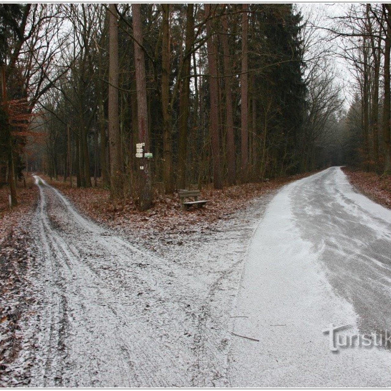 Turistické rozcestí Pod Mírovem