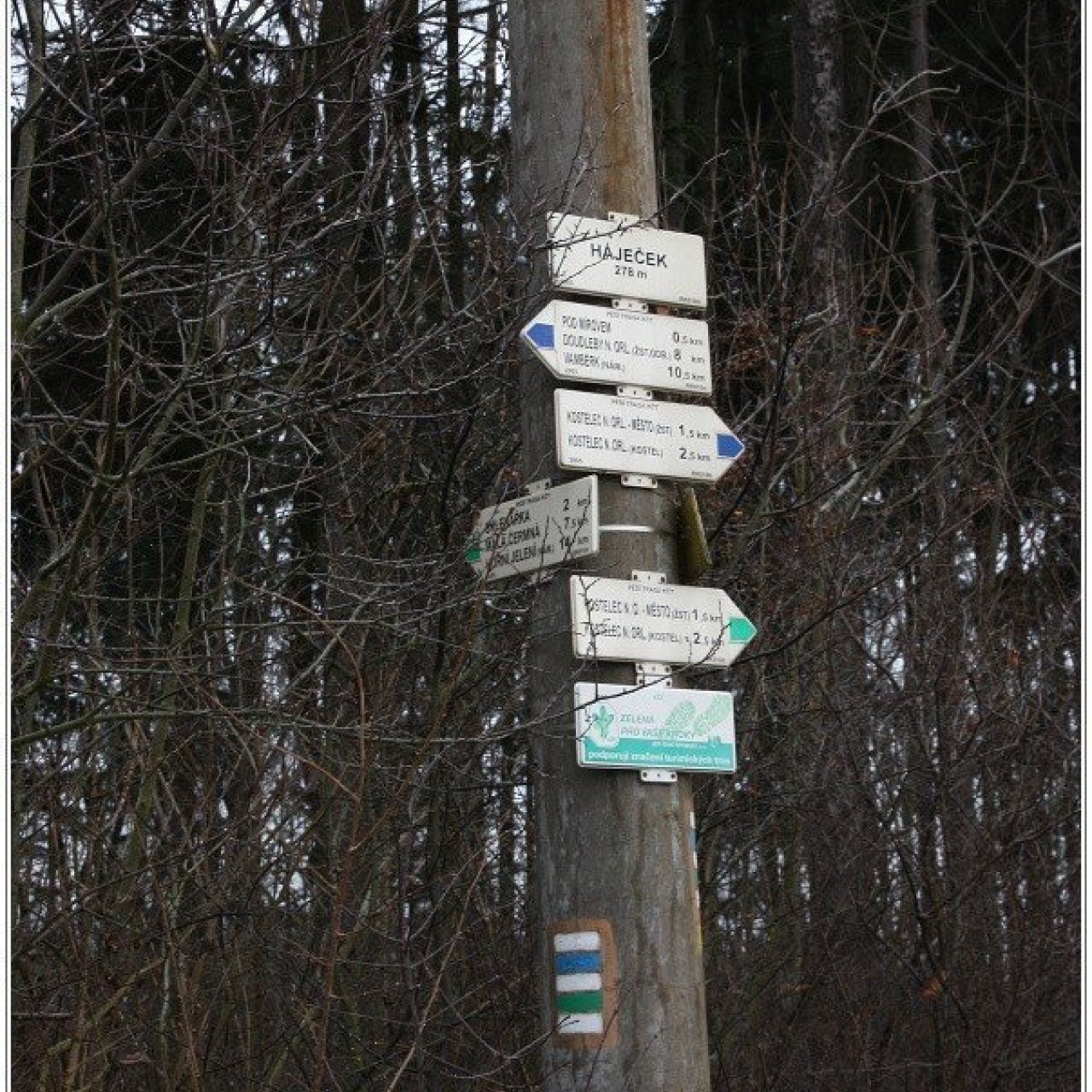 Turistické rozcestí U Háječku