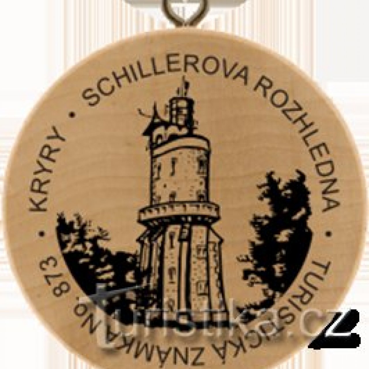 Turistická známka č. 873 - Schillerova rozhledna - Kryry