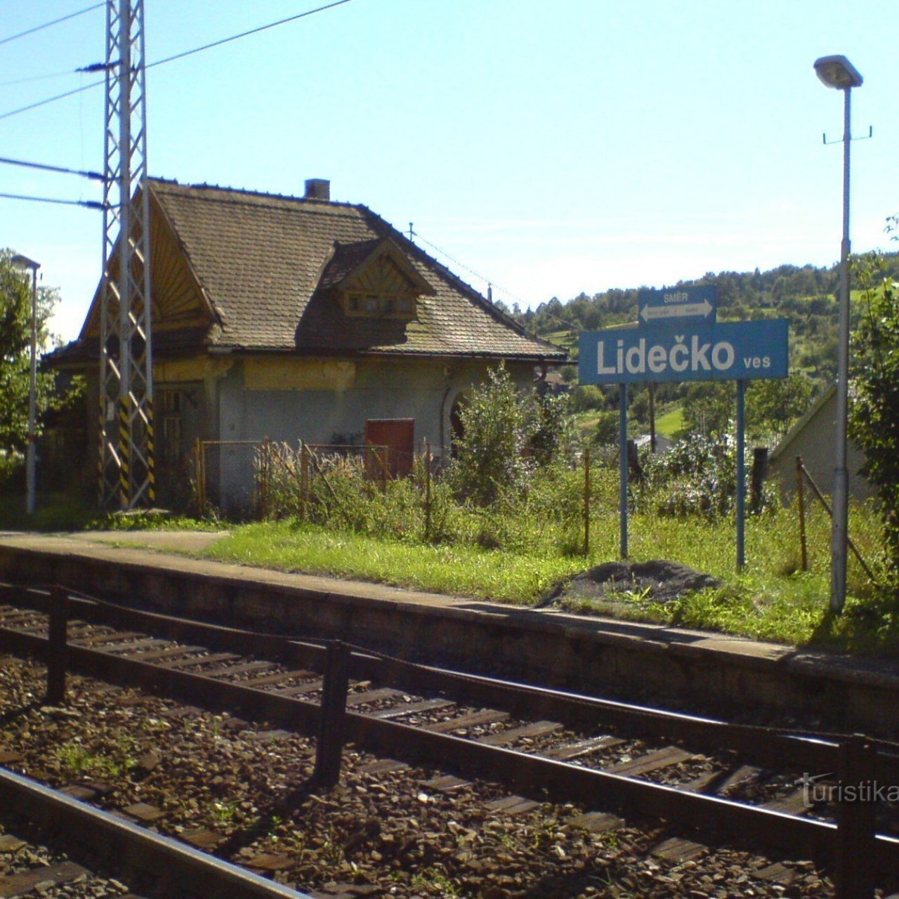 Lidečko ves - železniční stanice
