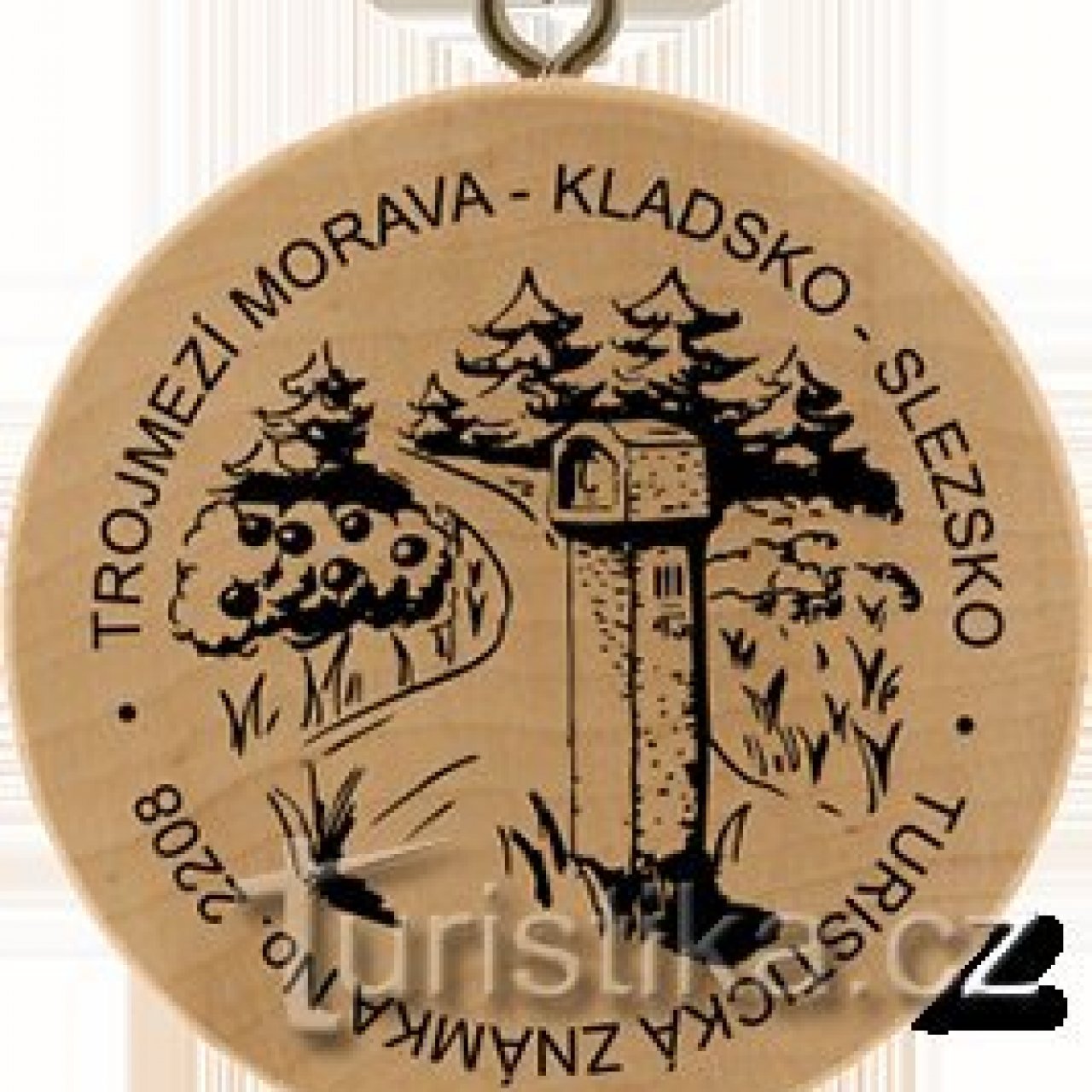 Turistická známka č. 2208 - Trojmezí Morava - Kladsko - Slezsko