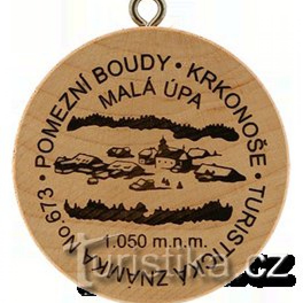 Turistická známka č. 673 - Pomezní boudy