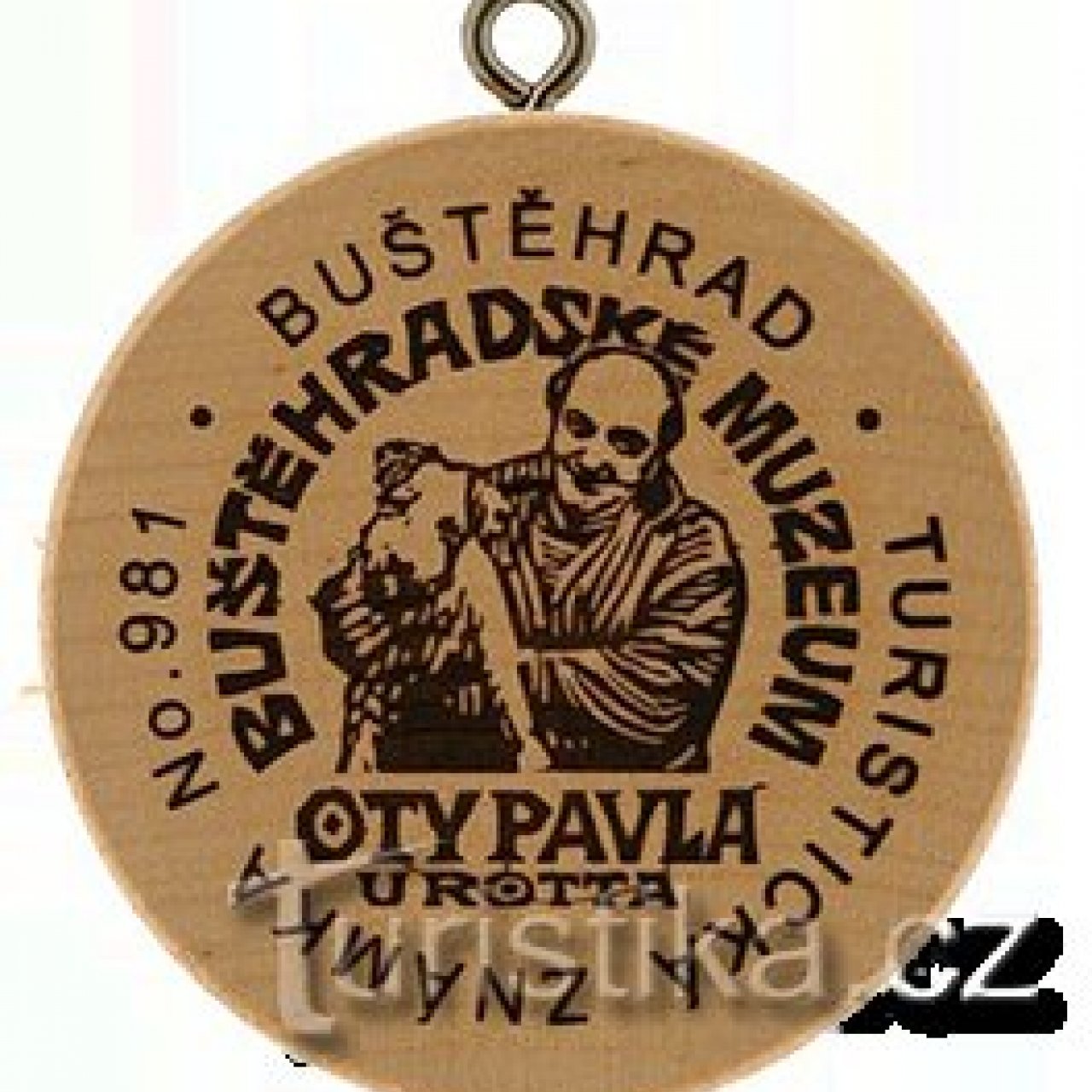 Turistická známka č. 981 - Buštěhrad
