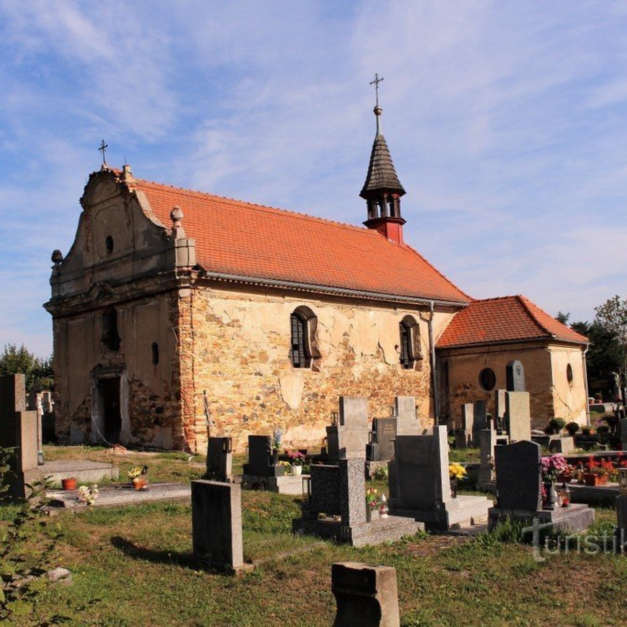 Radnice, hřbitovní kaple sv. Rosalie.