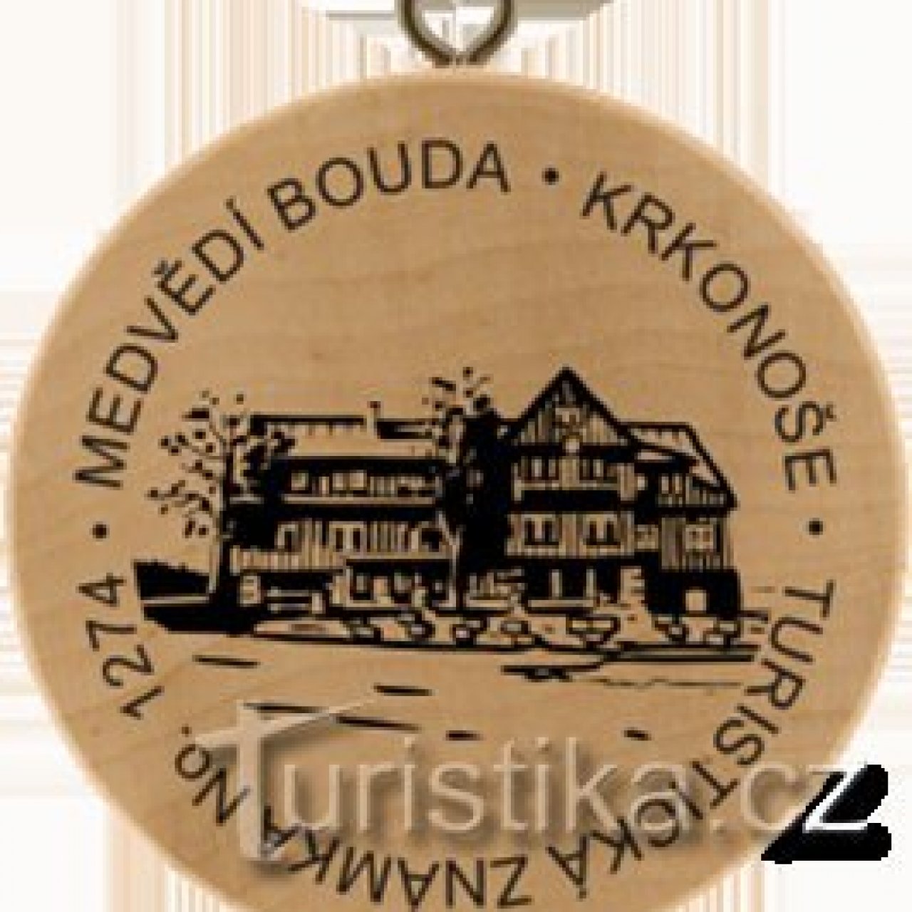 Turistická známka č. 1274 - Medvědí bouda