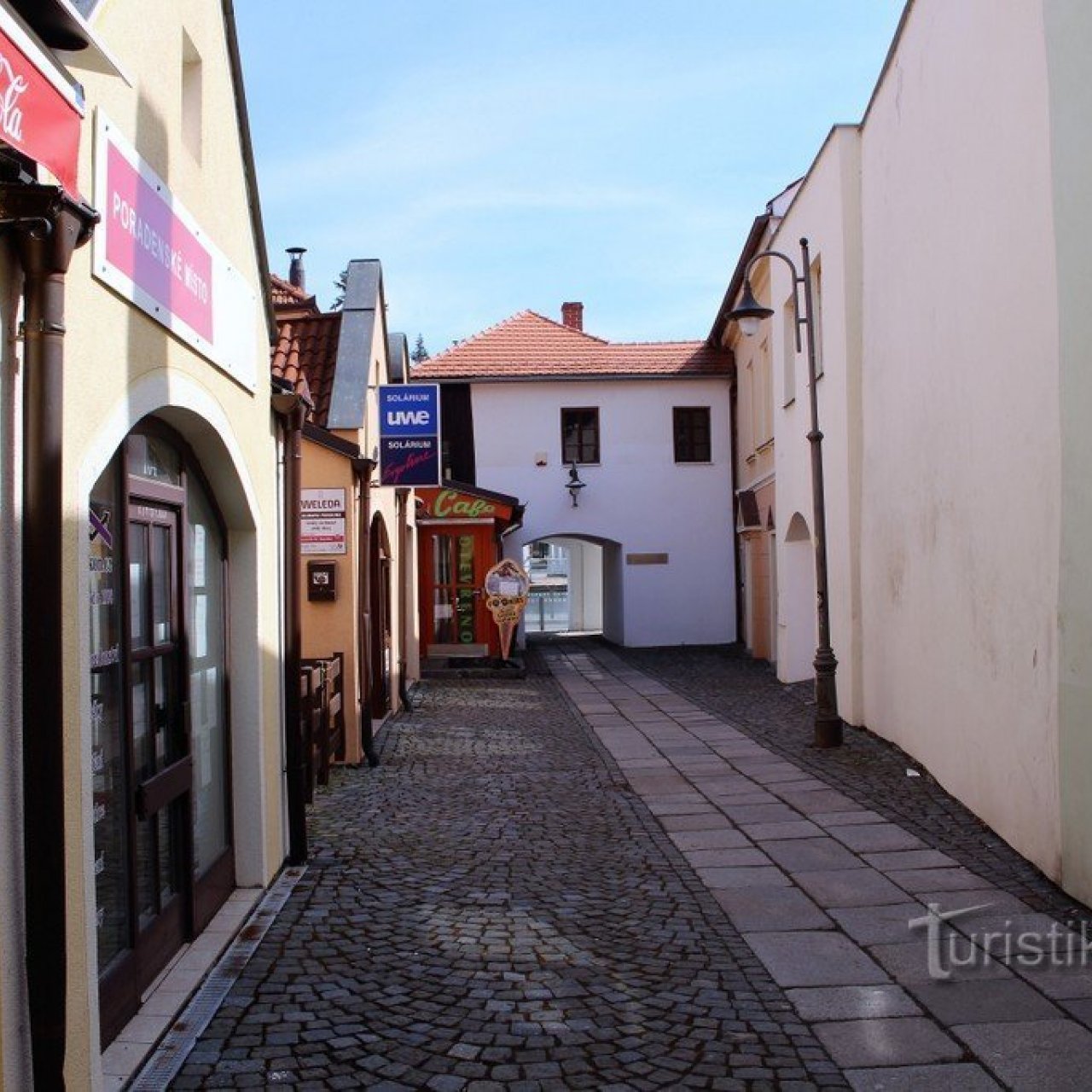 Sušice, ulička V Brance.