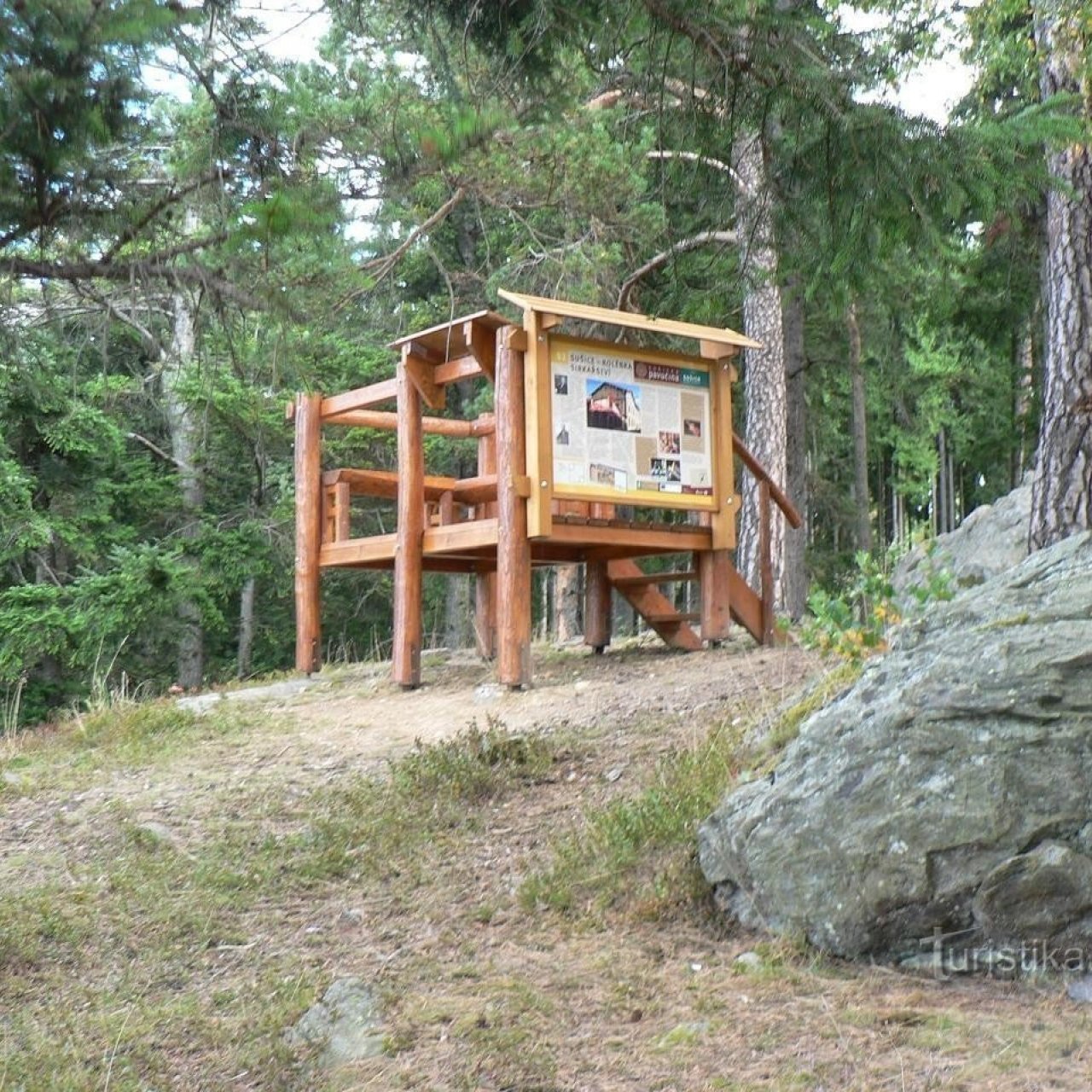 Krásná vyhlídka nad Sušicí.