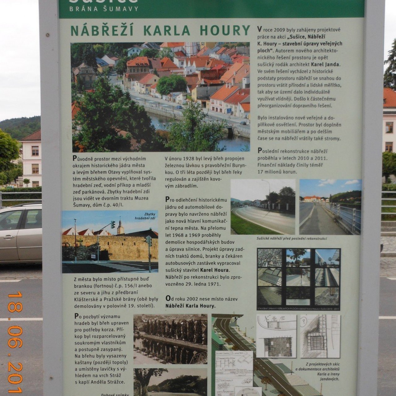 Nábřeží Karla Houry v Sušici