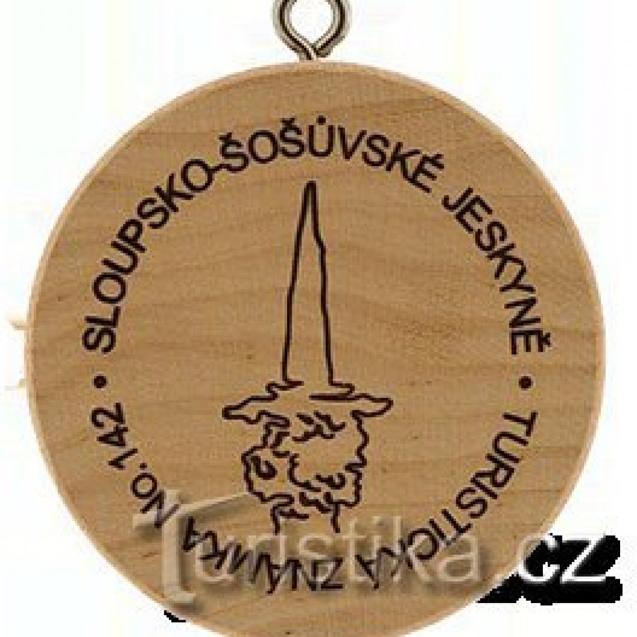 Turistická známka č. 142 - Sloupsko-Šošůvské jeskyně