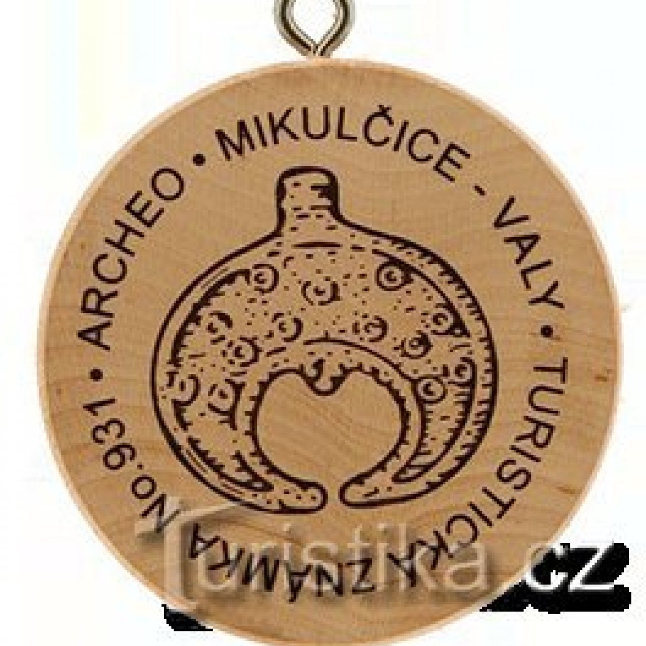 Turistická známka č. 931 - Mikulčice - Valy