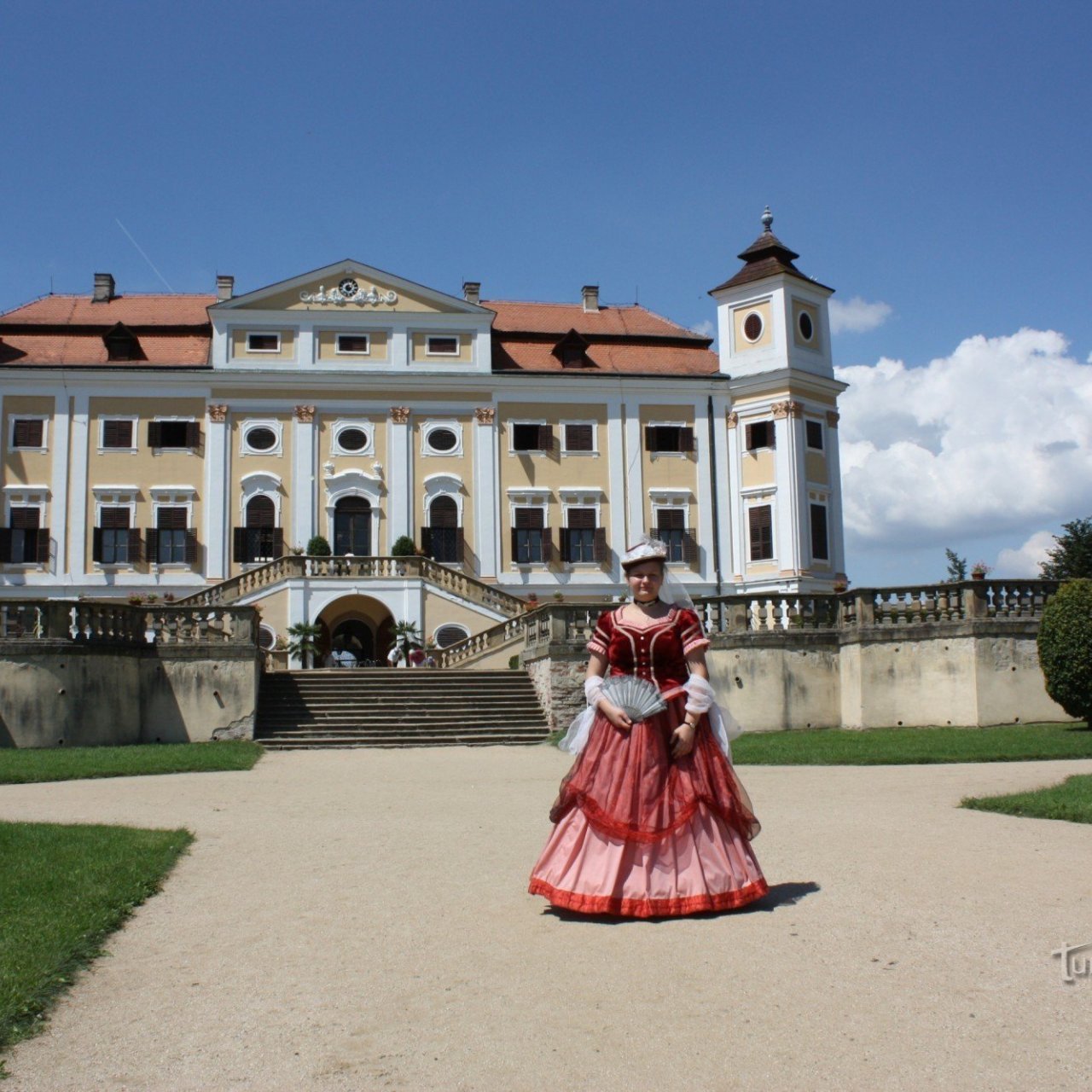 Romantický francouzský park zámku Milotice u Kyjova