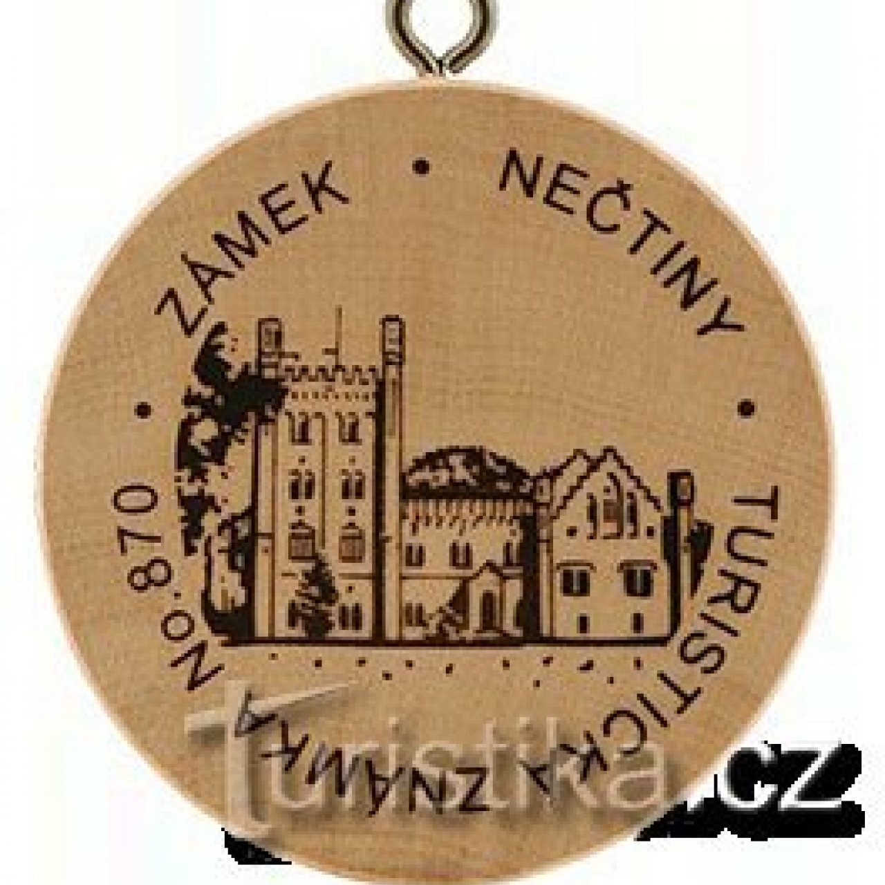 Turistická známka č. 870 - Nečtiny