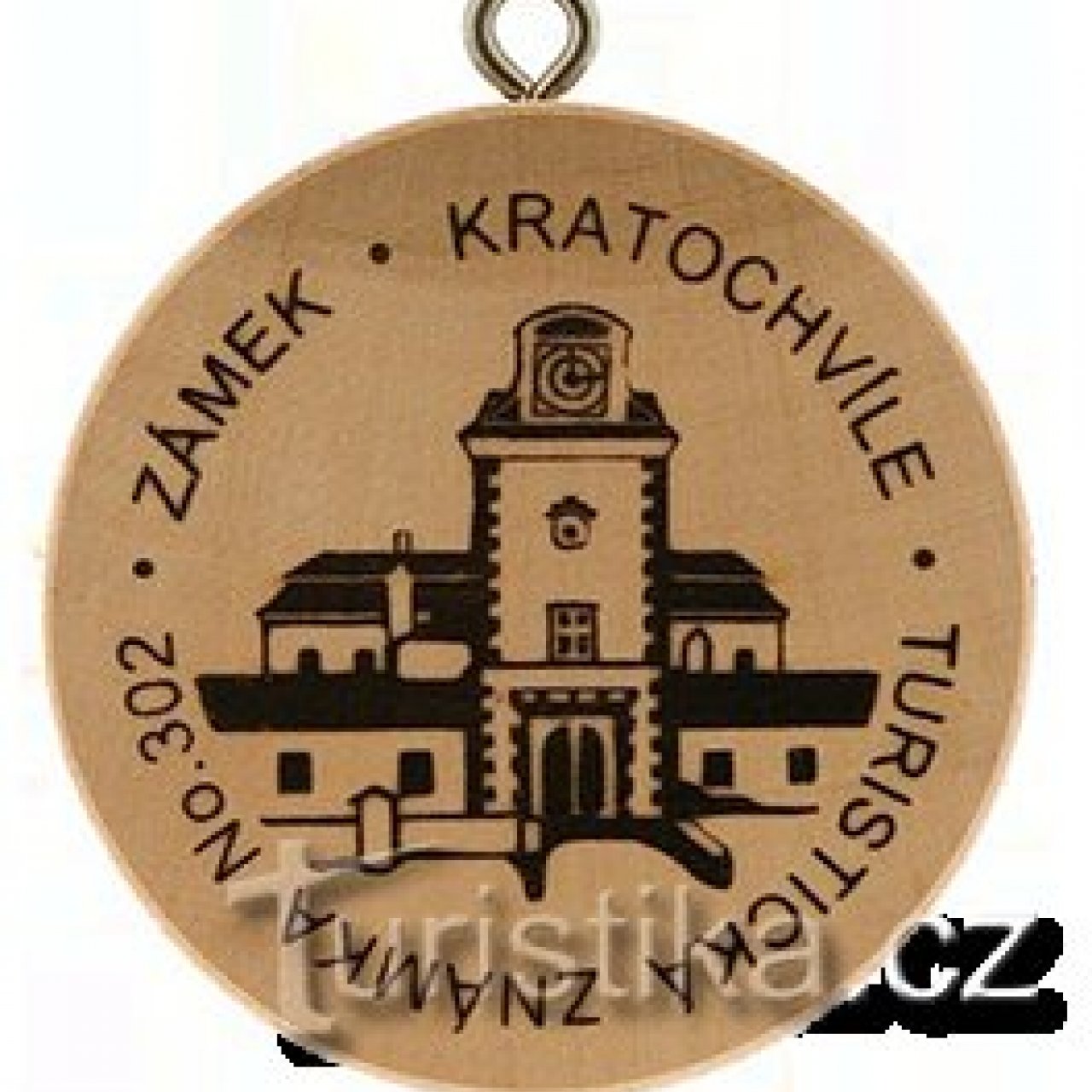 Turistická známka č. 302 - Kratochvíle