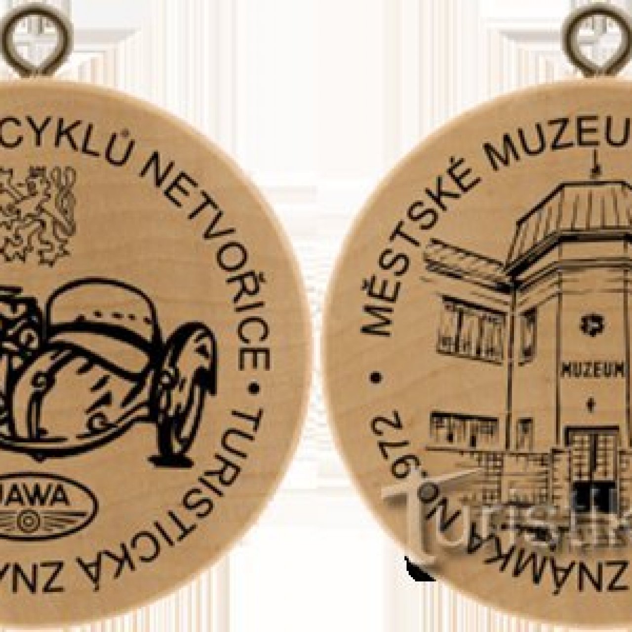 Turistická známka č. 972 - Muzeum motocyklů Netvořice