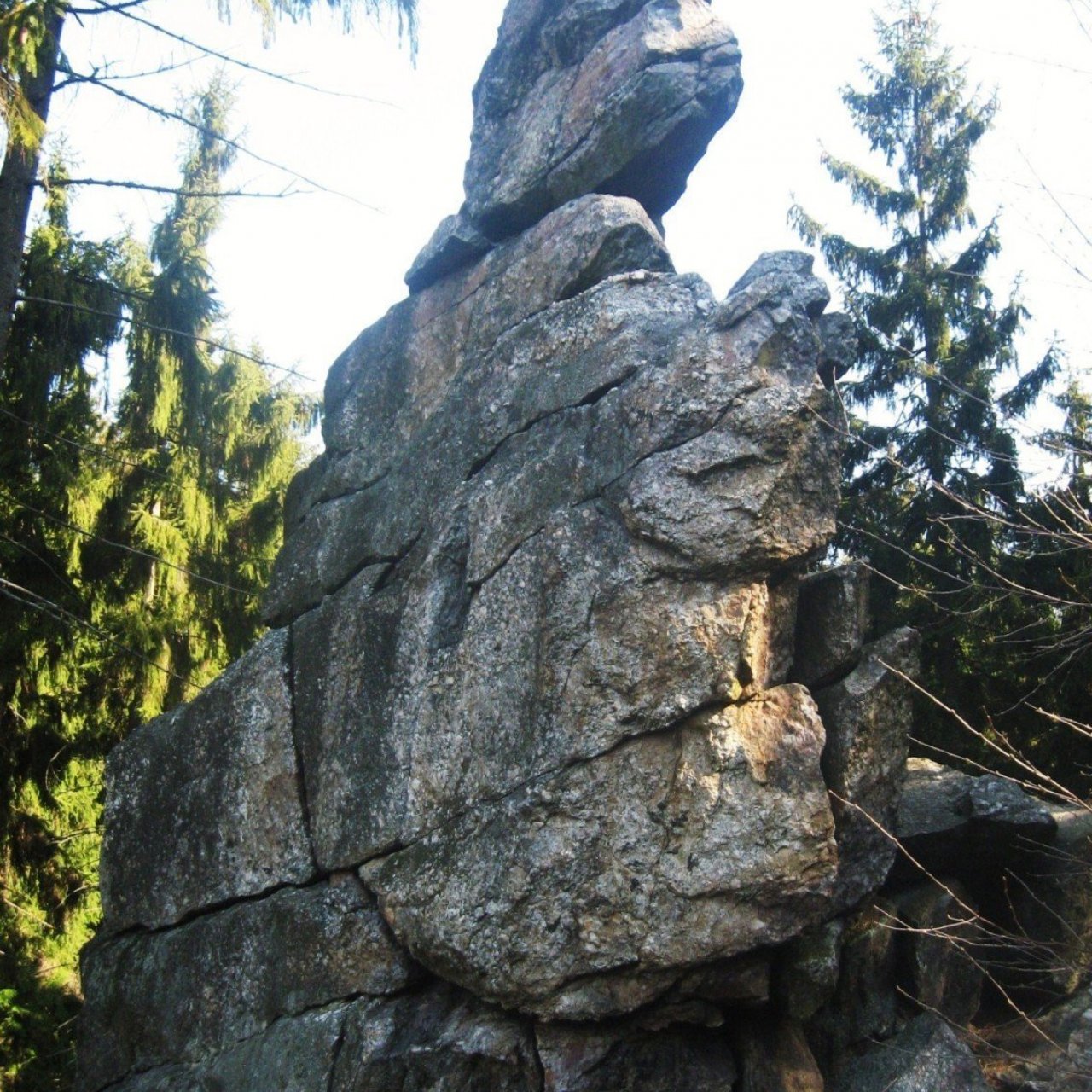 Tři kameny - 559 m - Bradelská vrchovina