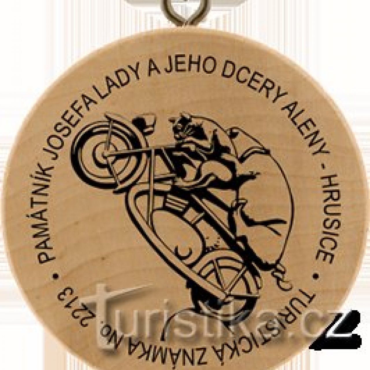 Turistická známka č. 2213 - Památník Josefa Lady a jeho dcery Aleny