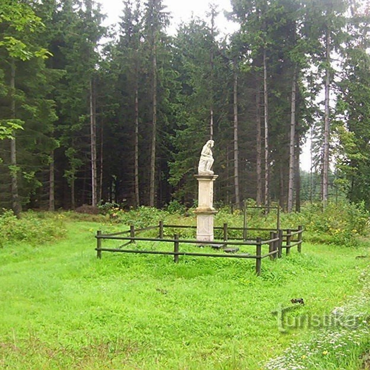 Ecce Homo-barokní sloup v Nízkém Jeseníku