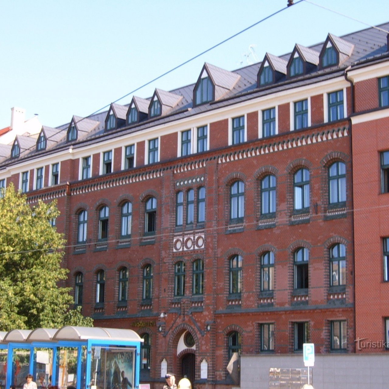Kulturní památka - Ředitelství vítkovických kamenouhelných dolů.