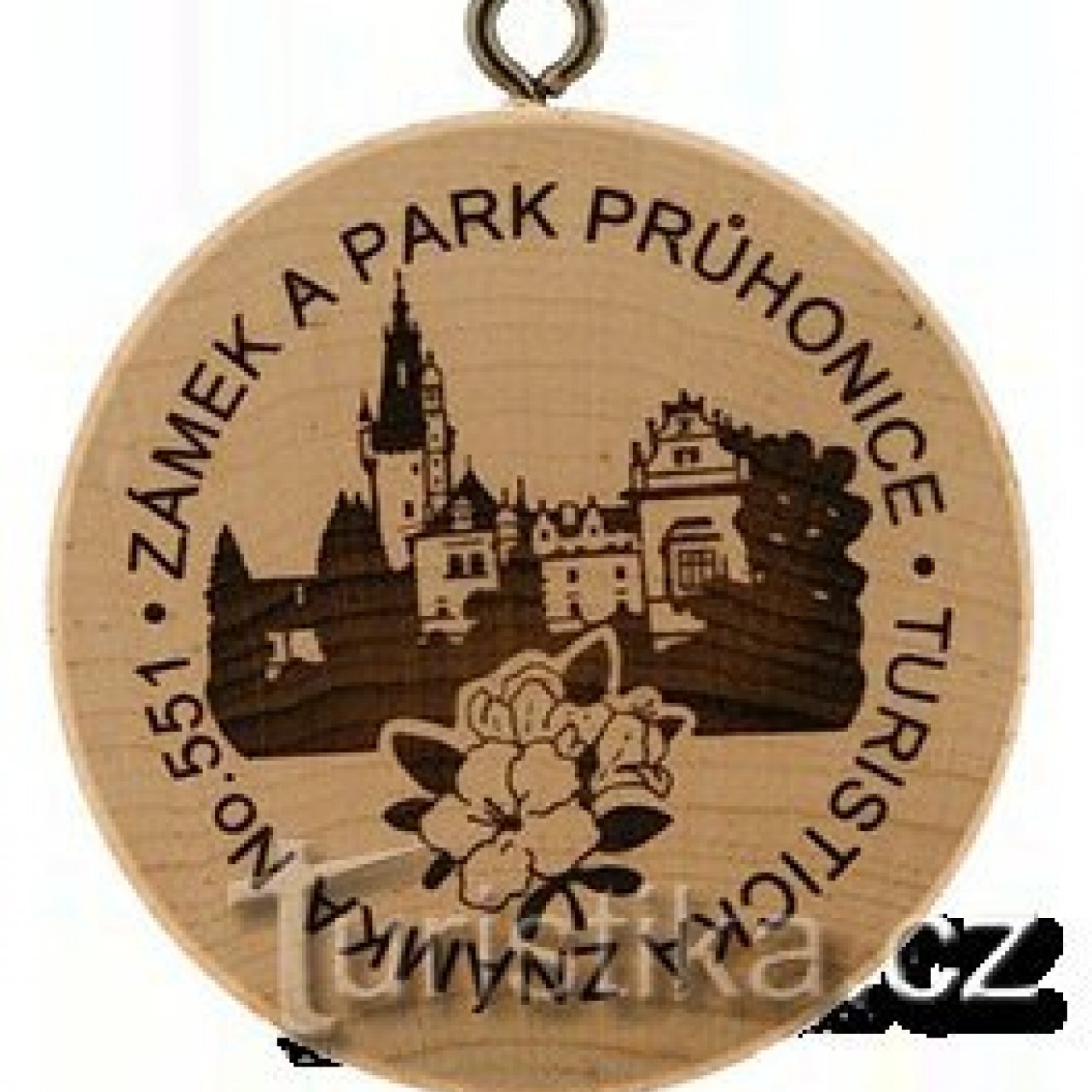Turistická známka č. 551 - Průhonice