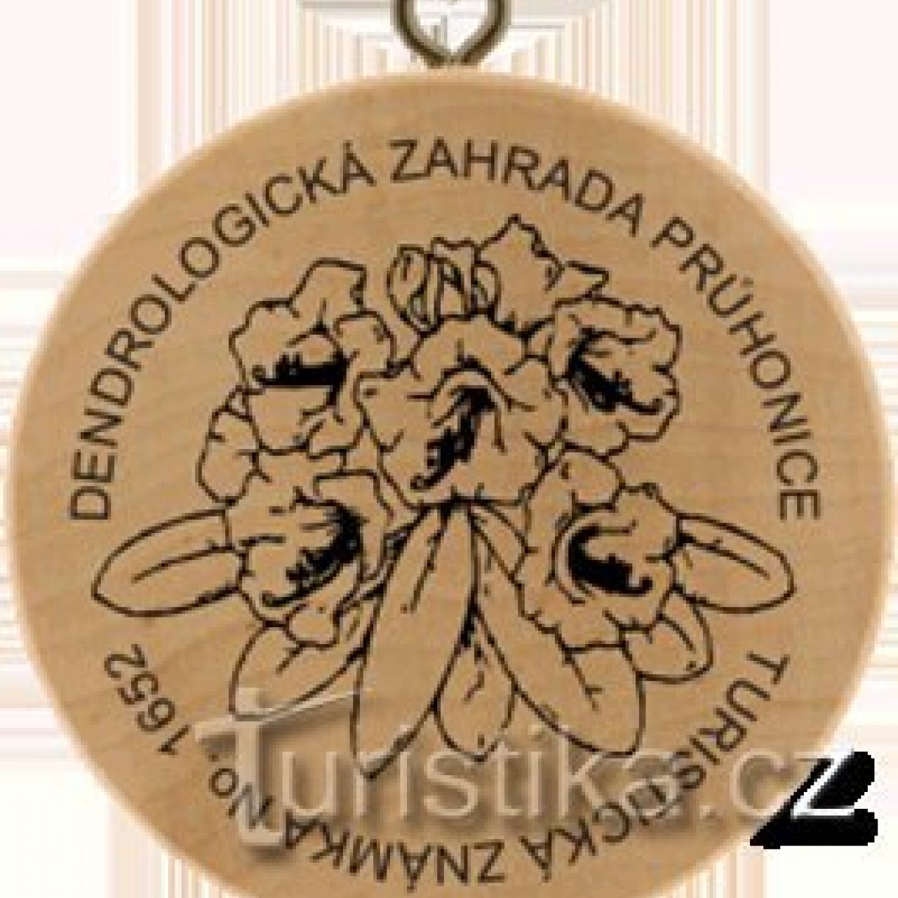 Turistická známka č. 1652 - Dendrologická zahrada Průhonice