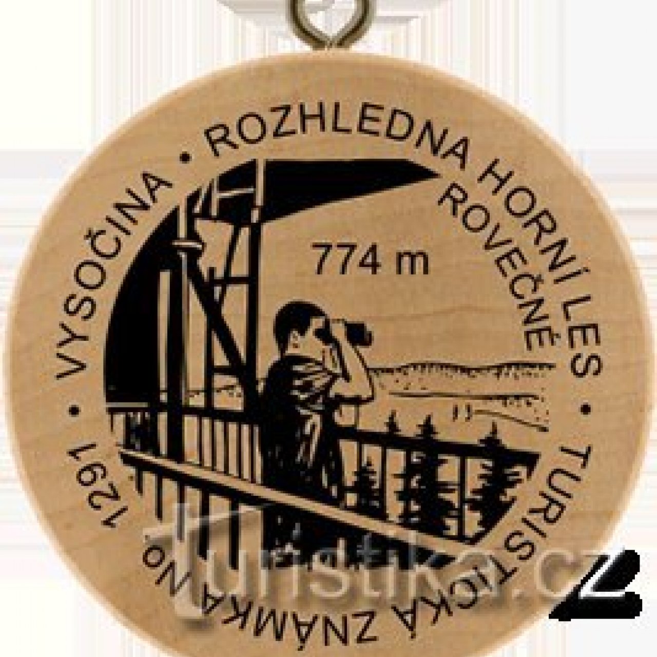 Turistická známka č. 1291 - Horní Les rozhledna