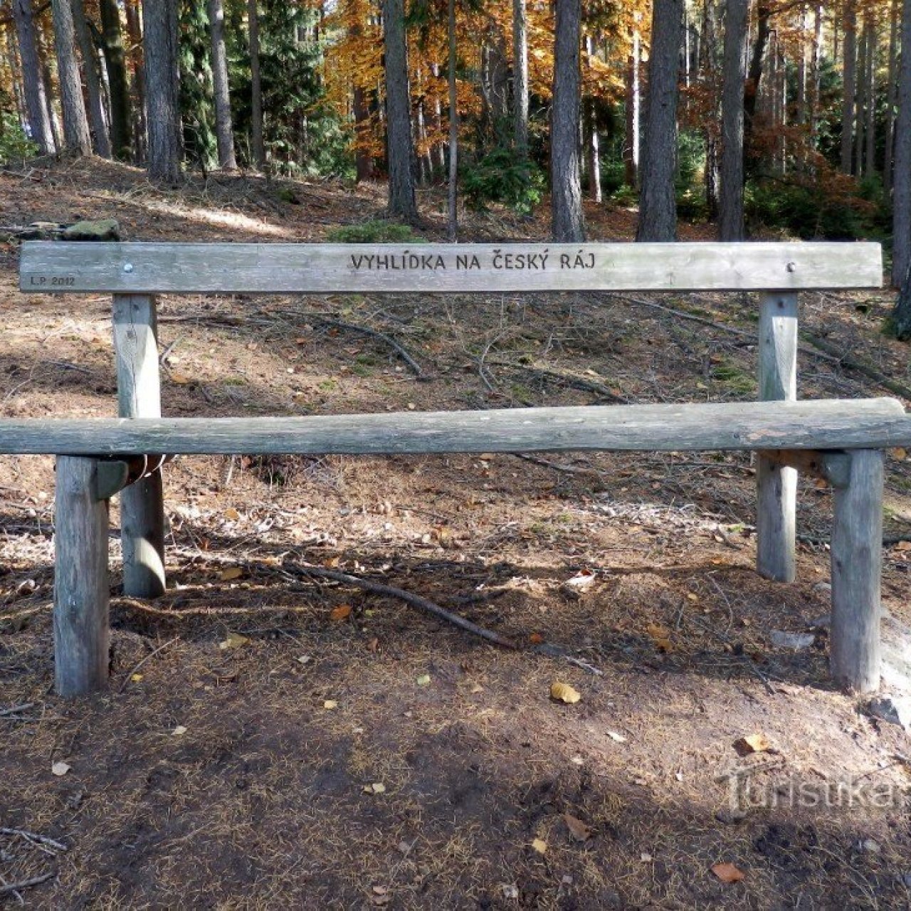 Vyhlídka z Chlumu na Český ráj